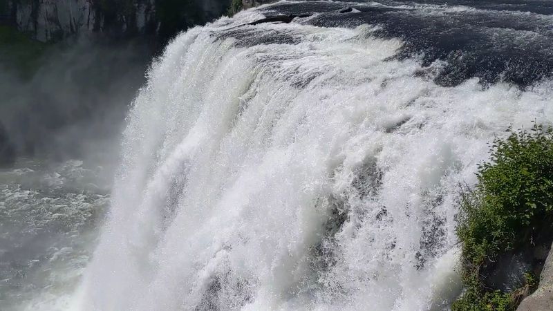 This Idaho Scenic Byway Leads To A Waterfall That Looks Especially Impressive In Summer - Decor Hint Several Platforms Bring You Close To The Mist