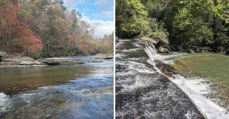 Take A Swim At The Most Scenic Waterfall Swimming Hole In All Of South Carolina
