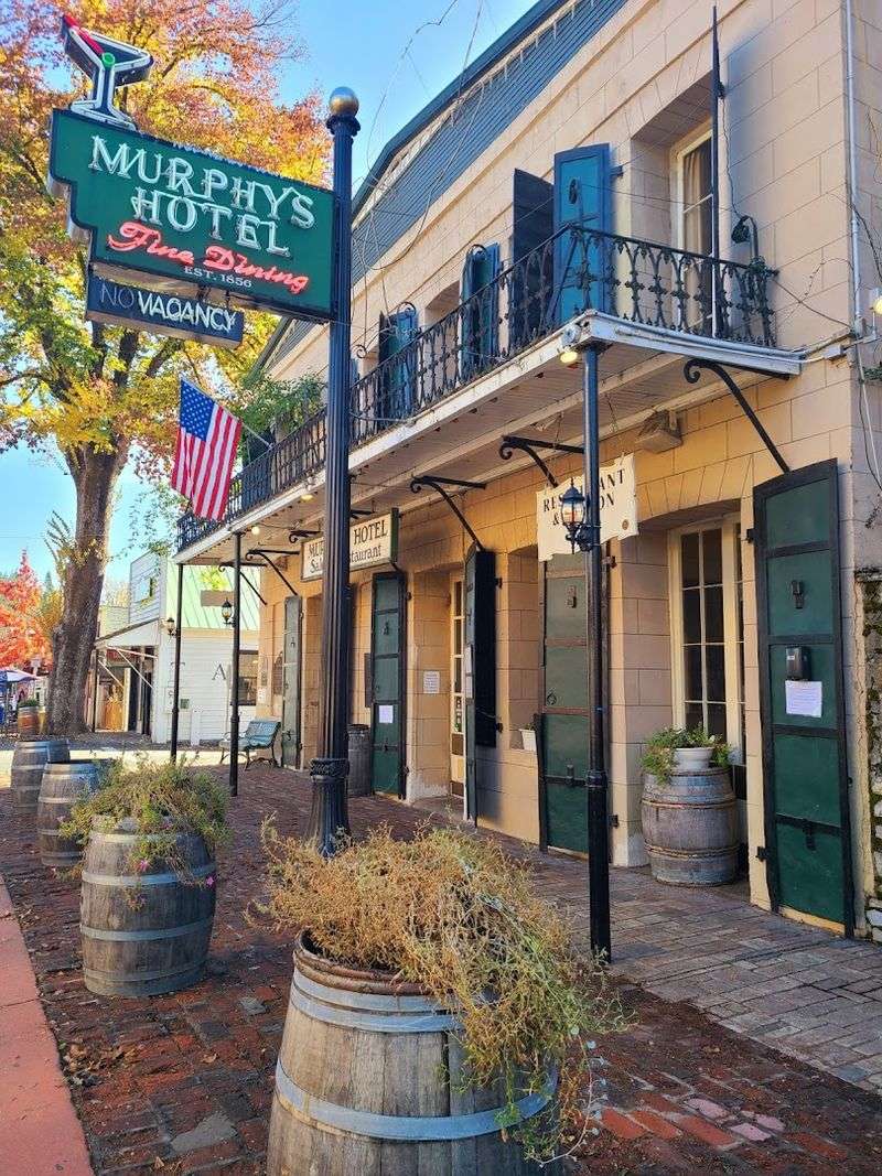 This California Gold Rush Town Has An 1856 Hotel Saloon That Feels Straight Out Of Stagecoach Days - Decor Hint Make It A Base For Murphys Instead Of A Quick Photo Stop