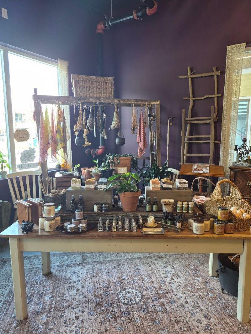Hand-Poured Candles And Herbal Teas Fill The Shelves