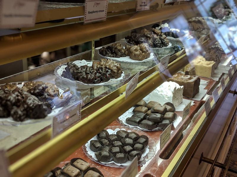 Browse The Handcrafted Chocolates Made Inside The Shop