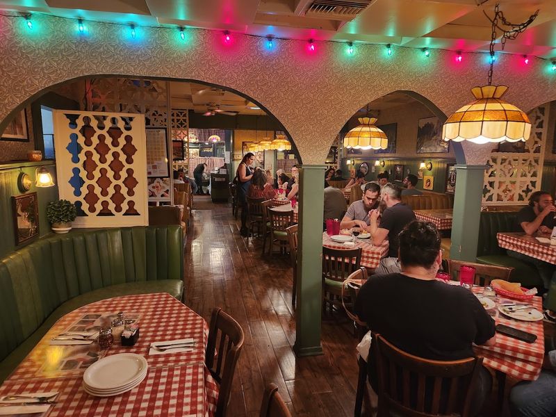 This Tiny California Pizza Joint Has Hungry Travelers Lining Up For Its Old-School Pies - Decor Hint Crowds Still Gather Outside The Small Dining Room