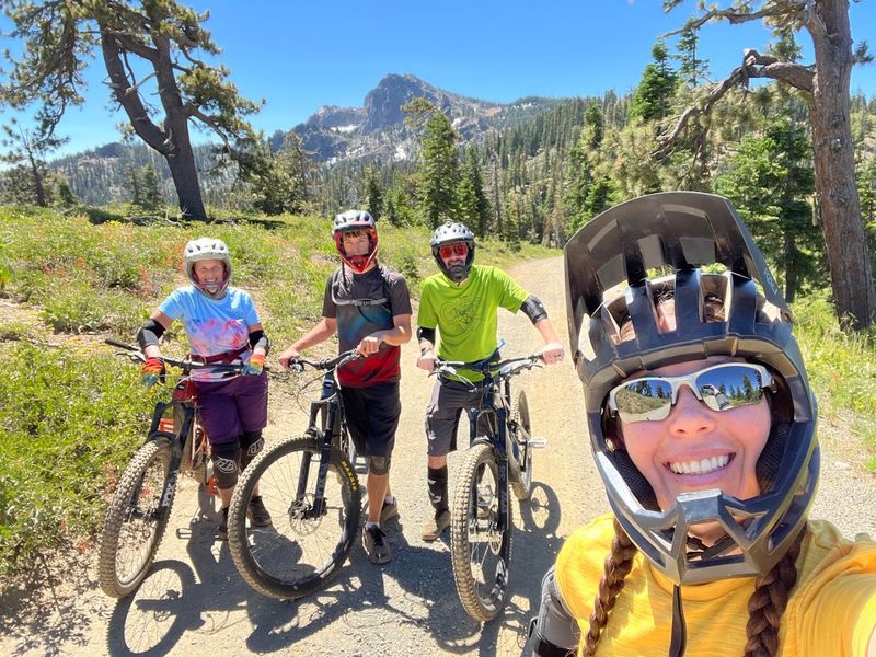 Mountain Bikers Come From Far Beyond California