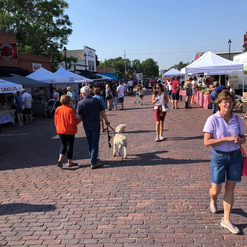 This Summer Special Nebraska Farmers Market Turns Saturday Mornings Into A Downtown Street Party - Decor Hint Every Visit Can Bring A Different Mix Of Vendors