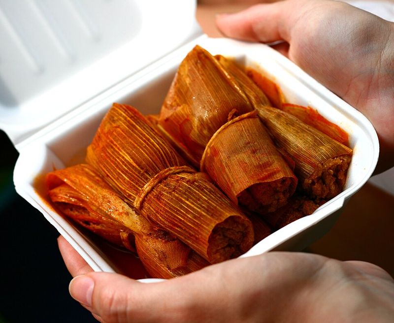 Start With The Famous Red Pork Tamale