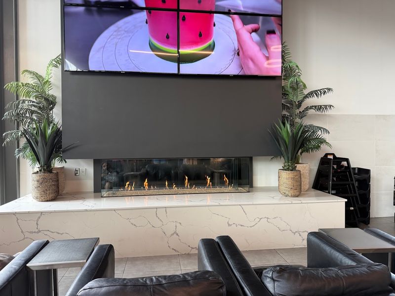 The Bright And Modern Cafe Atmosphere
