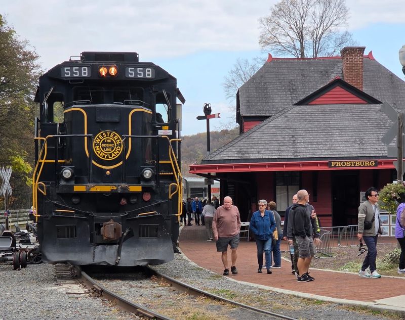 Departing From the Historic Frostburg Depot