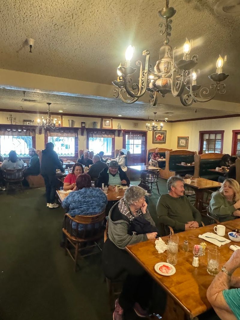 This Old-Fashioned California Buffet Feels Like Sunday Dinner At Grandma's House - Decor Hint The Dining Room Still Feels Proudly Old-School