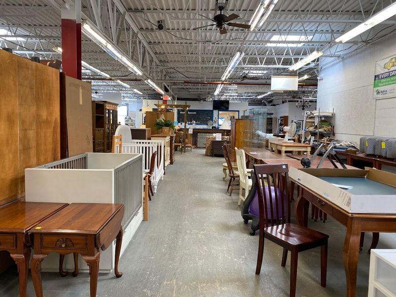 People Drive From Across Connecticut To Shop At This Massive Thrift Store - Decor Hint Big Pieces Without Big Prices