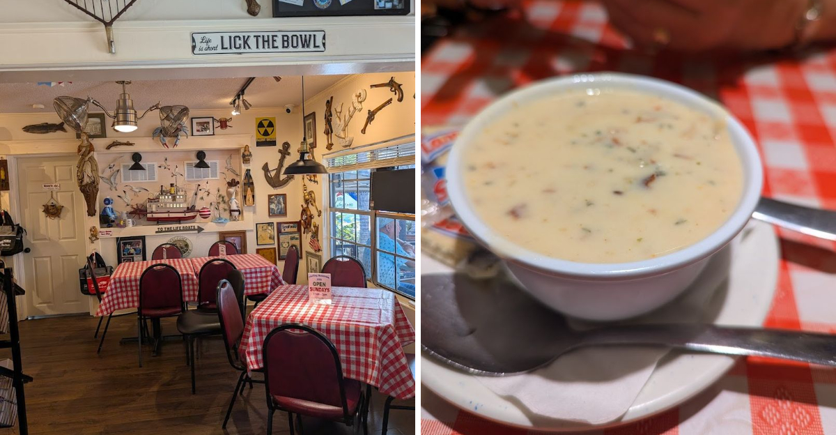The Most Legendary Clam Chowder In Florida Is Hiding In This Tiny No Frills Diner - Decor Hint