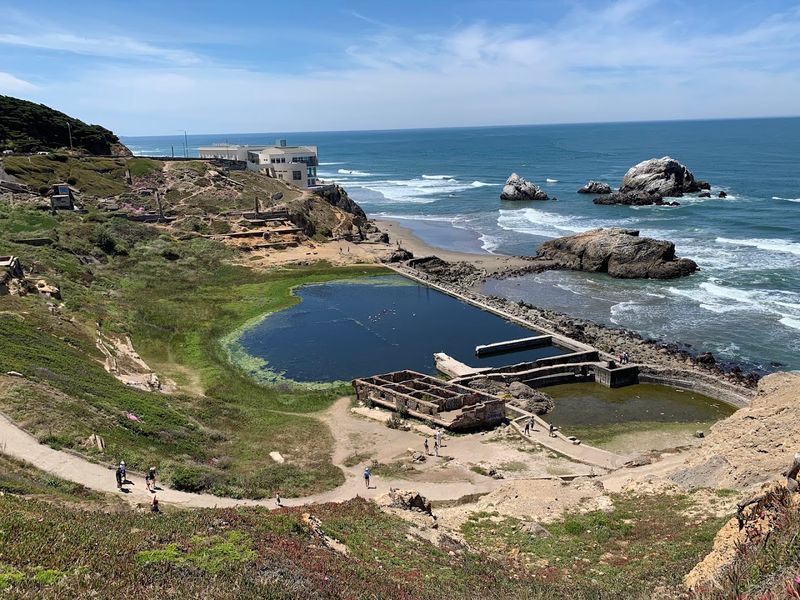 Remnants Of The Old Sutro Baths Sit Nearby