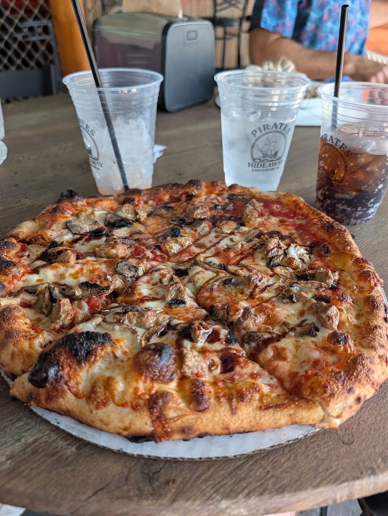 Rent A Pirate Ship At This Wisconsin Restaurant For An Unforgettable Day - Decor Hint Wood-Fired Pizza Worth The Trip