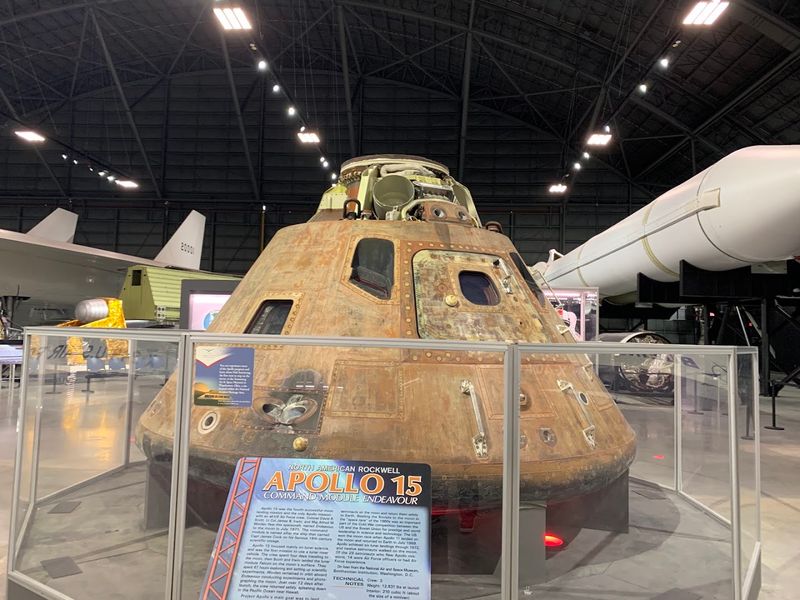 The World's Largest Military Aviation Museum Is In Ohio And Admission Is Free - Decor Hint The Space Gallery And Apollo 15 Command Module Endeavour