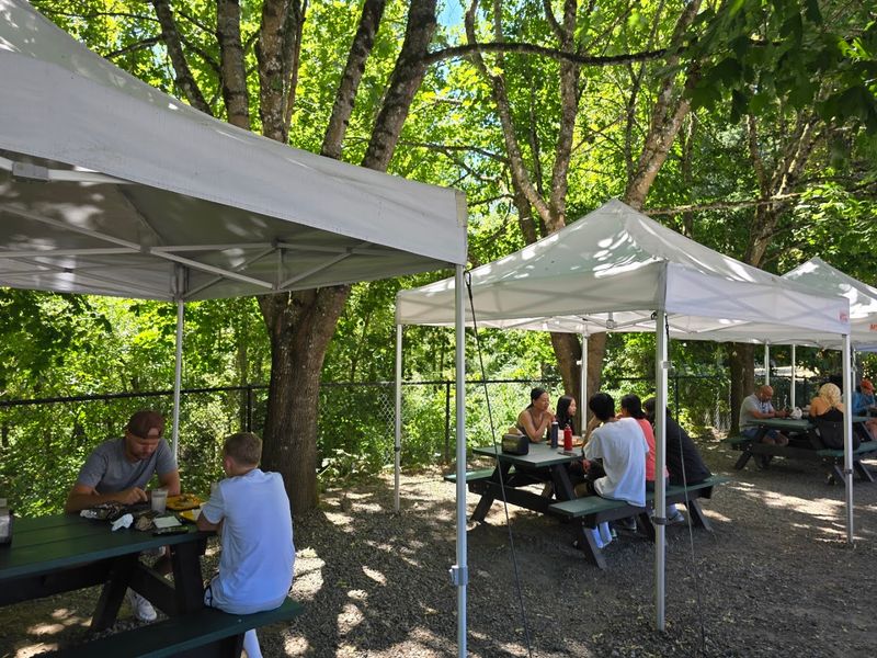 Outdoor Seating With Good Vibes