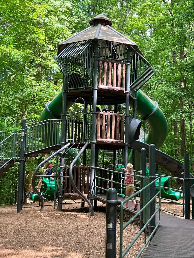 A Forest Playground That Actually Belongs In The Woods