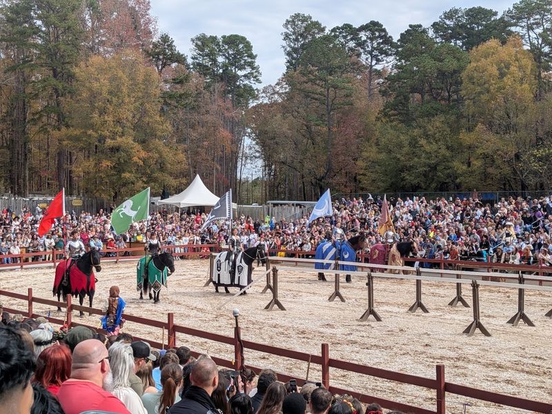 This North Carolina Renaissance Festival Has Towering Castles, Live Jousting And An Entire Fairytale Village - Decor Hint Comedy, Music, And Acrobatics Keep The Stages Busy