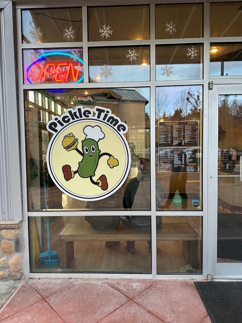 A Pickle Mascot That Sets The Tone Immediately