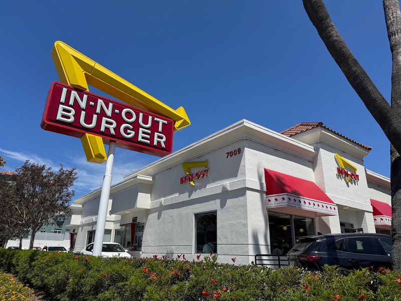 In-N-Out Burger, Animal Style Burger And Fries