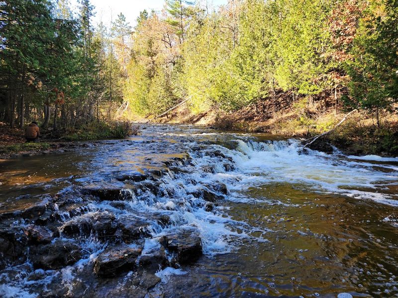 These 13 Waterfalls In Michigan Are So Dreamy And Perfect For A Scenic Adventure - Decor Hint Ocqueoc Falls, Ocqueoc Township