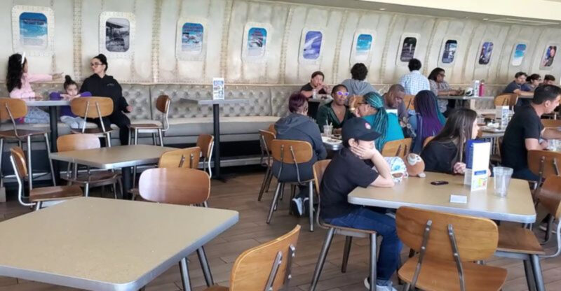 This Aviation-Themed California Food Hall Lets You Dine Beneath Jets Landing At LAX