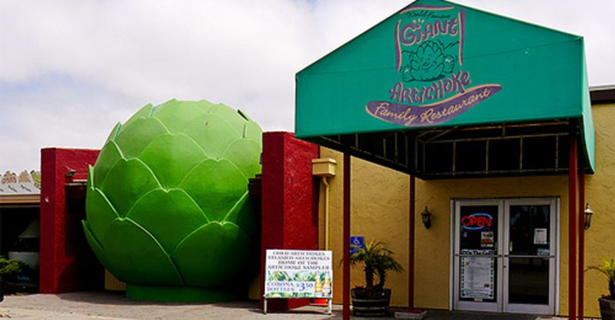 This California Roadside Restaurant Turns Artichokes Into A Full Blown Tourist Attraction - Decor Hint