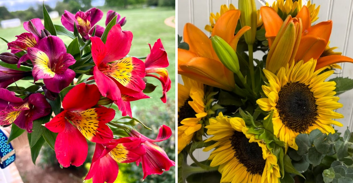This Charming Georgia Flower Farm Looks Like A Rainbow Every Summer - Decor Hint