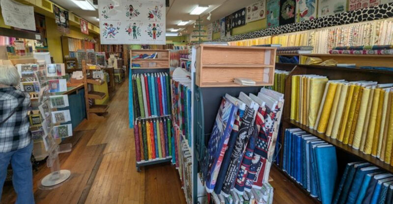 This Colorful Nebraska Quilt Shop Packs More Than 5,000 Bolts Of Fabric Under One Roof