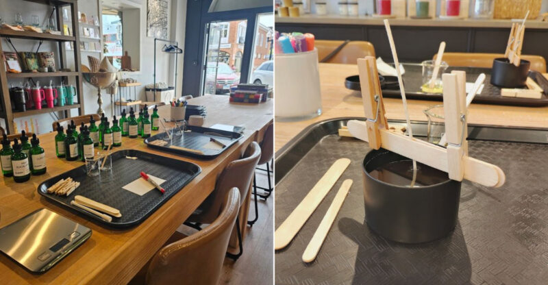This Connecticut Candle Bar Lets You Blend A Custom Scent And Pour Your Own Candle