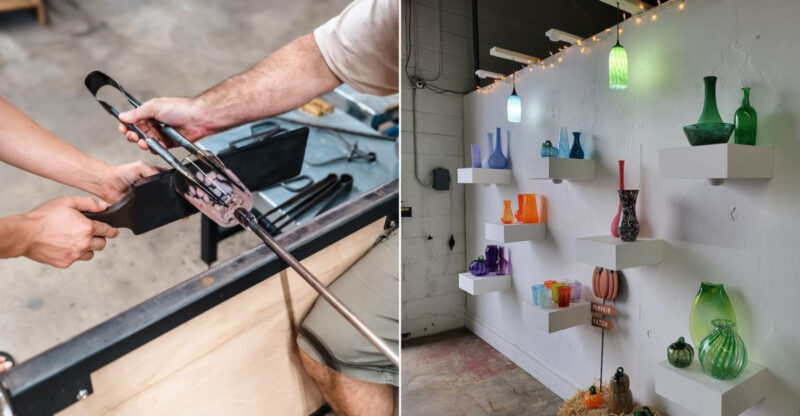This Connecticut Glassblowing Studio Lets You Create Something Stunning And Take It Home
