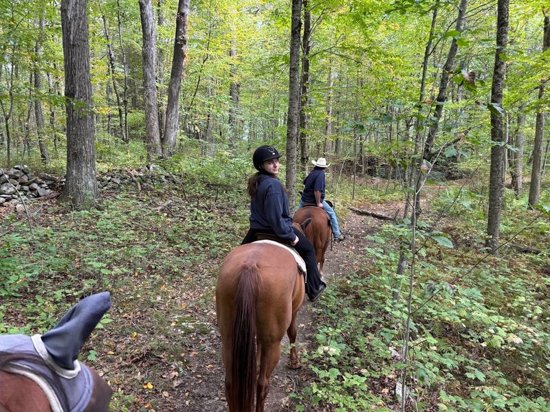 Guided Rides Across 130 Acres