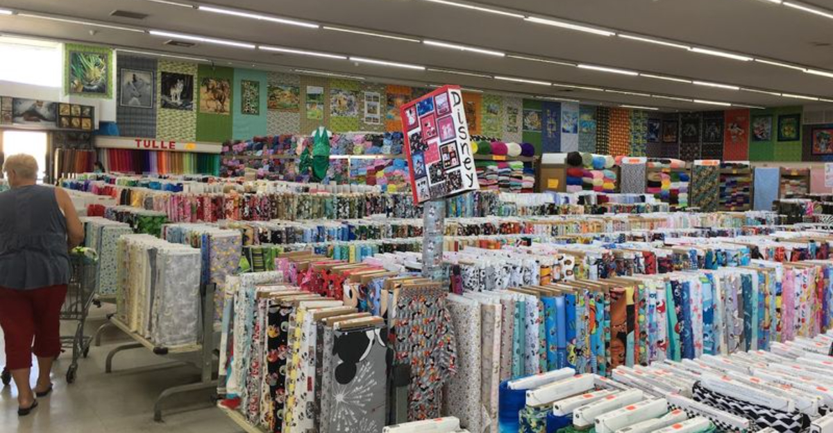 This Enormous California Fabric Store Turns 23000 Square Feet Into A Crafters Paradise - Decor Hint