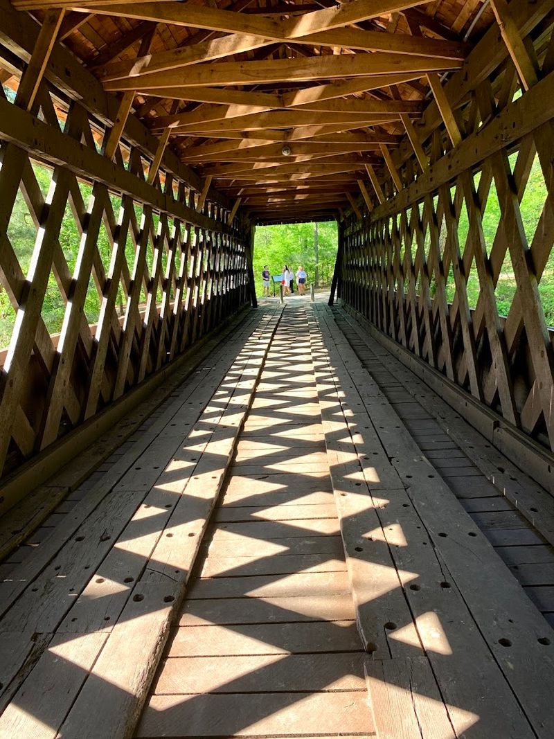A Covered Bridge Built On A Quirky Mistake