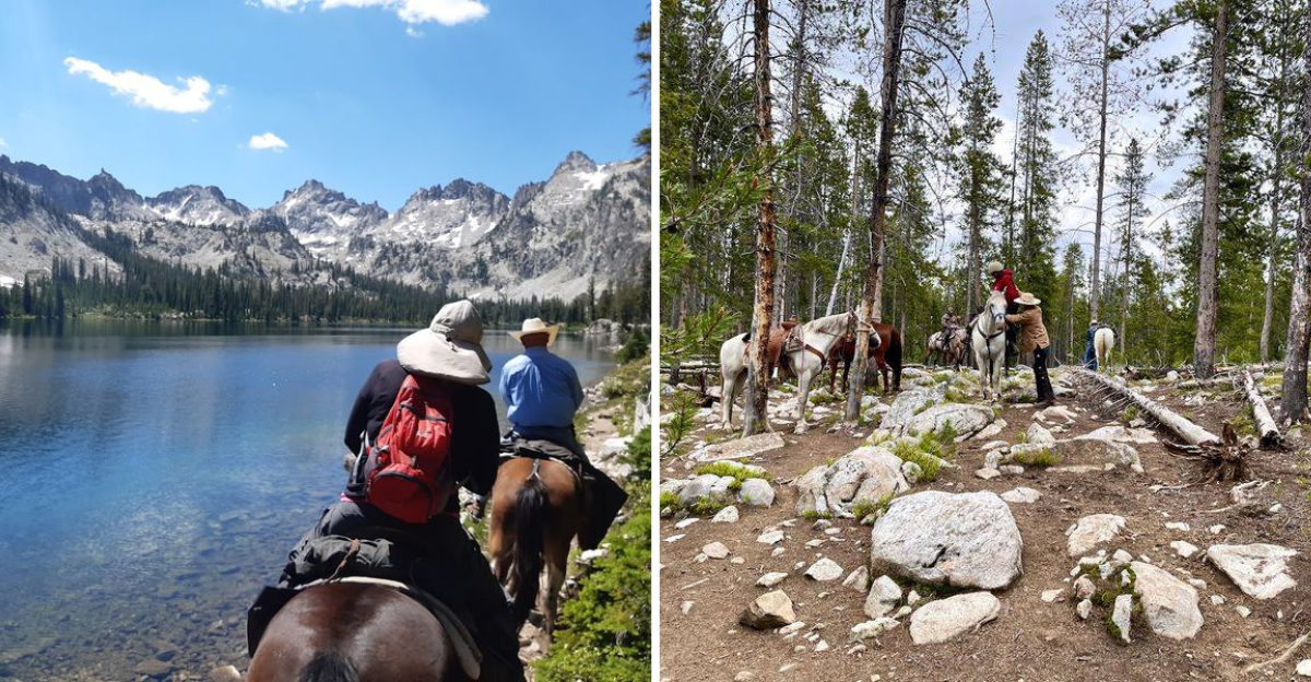 This Idaho Horseback Ride Leads To A Secluded Alpine Lake In The Sawtooths - Decor Hint