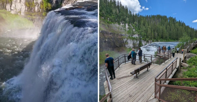 This Idaho Scenic Byway Leads To A Waterfall That Looks Especially Impressive In Summer