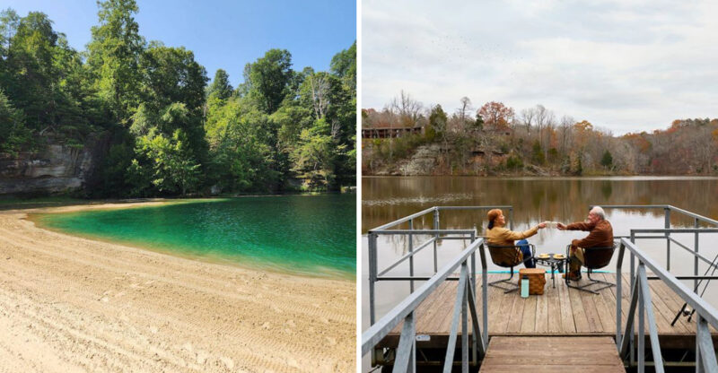 This Kentucky State Park Beach Is The Closest You’ll Get To A Coastal Vacation Without Leaving The State