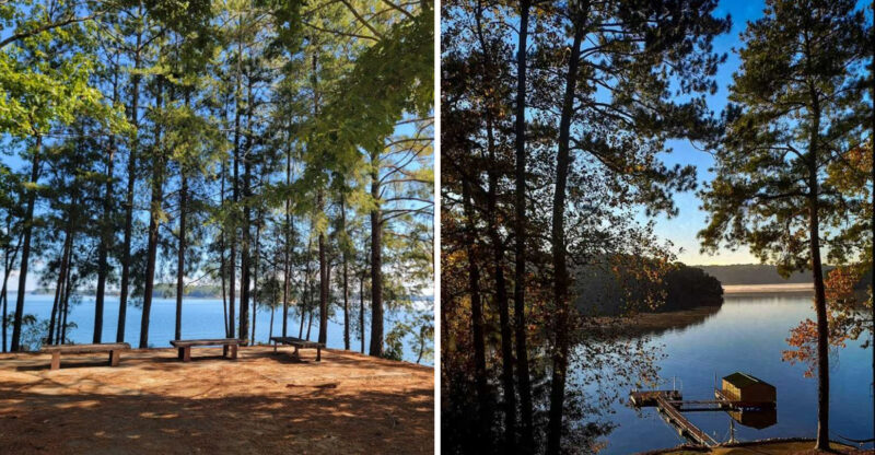 This Massive Georgia Lake Has Over 500 Miles Of Shoreline And Endless Scenic Views