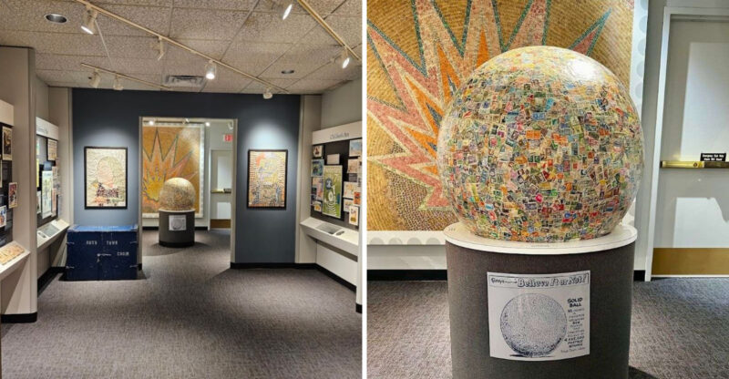 This Nebraska Attraction Holds The World’s Largest Ball Of Stamps
