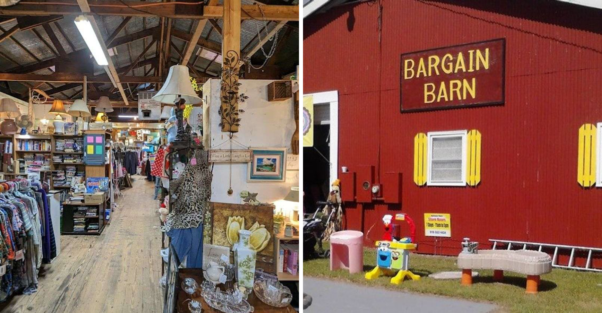 This North Carolina Bargain Barn Hides 27 Vendor Booths Of Thrifted Treasures Under One Roof - Decor Hint