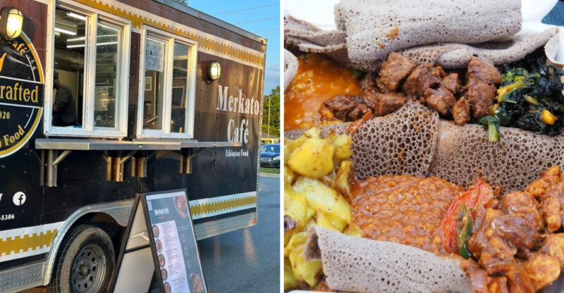 This North Carolina Food Truck Serves Ethiopian Food So Good, Fans Treat Its Location Like A Secret