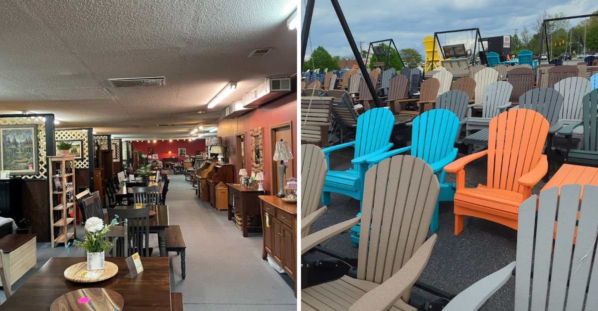 This North Carolina Furniture Outlet Sells Amish Made Pieces That Look Built To Outlast The House - Decor Hint