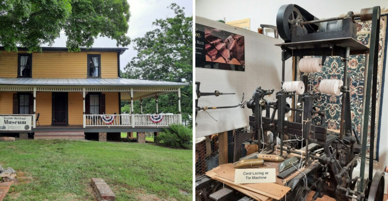 This North Carolina Museum Is Packed With Antique Sewing Machines, Giant Looms, And A Working Knitting Machine