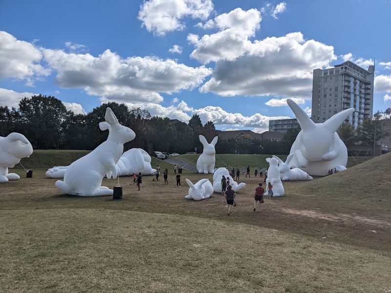 The Giant Rabbits That Took Over Uptown