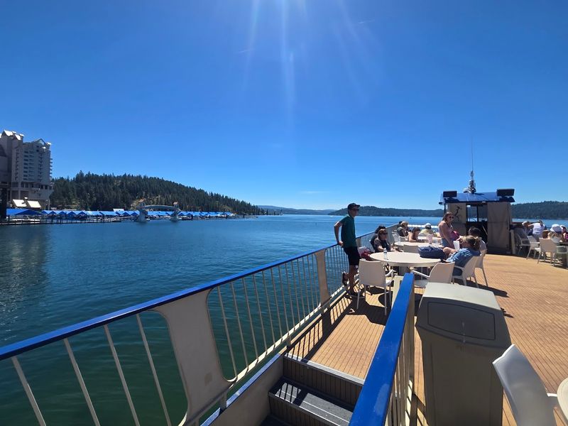 You Board In Coeur d'Alene Before The Lake Opens Wide