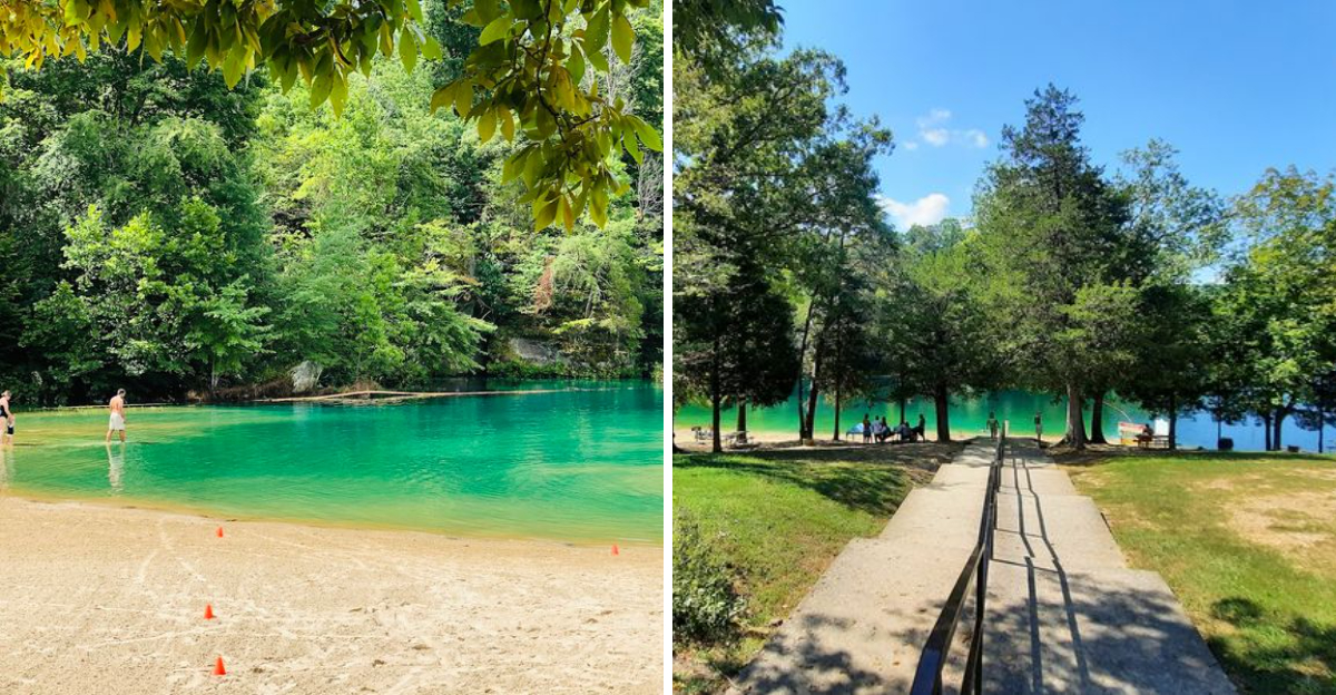 This Small Kentucky Beach Has The Most Stunning White Sand In The Region - Decor Hint