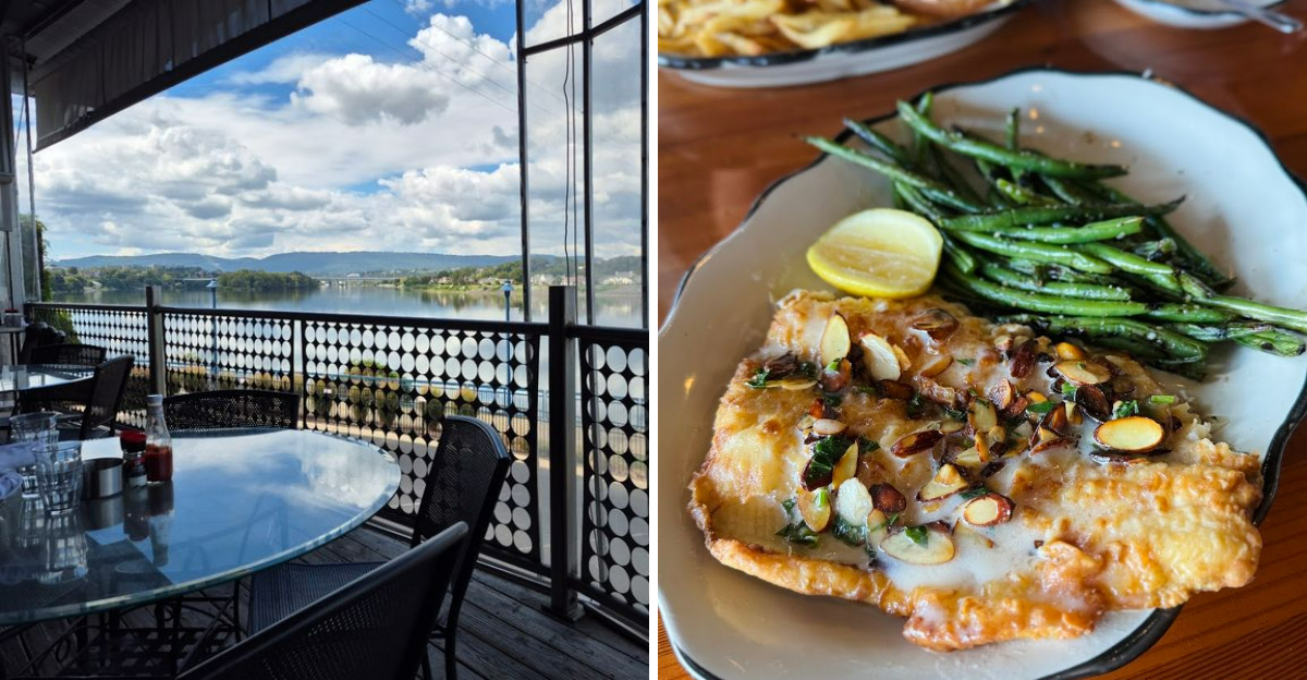 This Tennessee Riverside Restaurant Serves Fresh Seafood With Sweeping Waterfront Views - Decor Hint