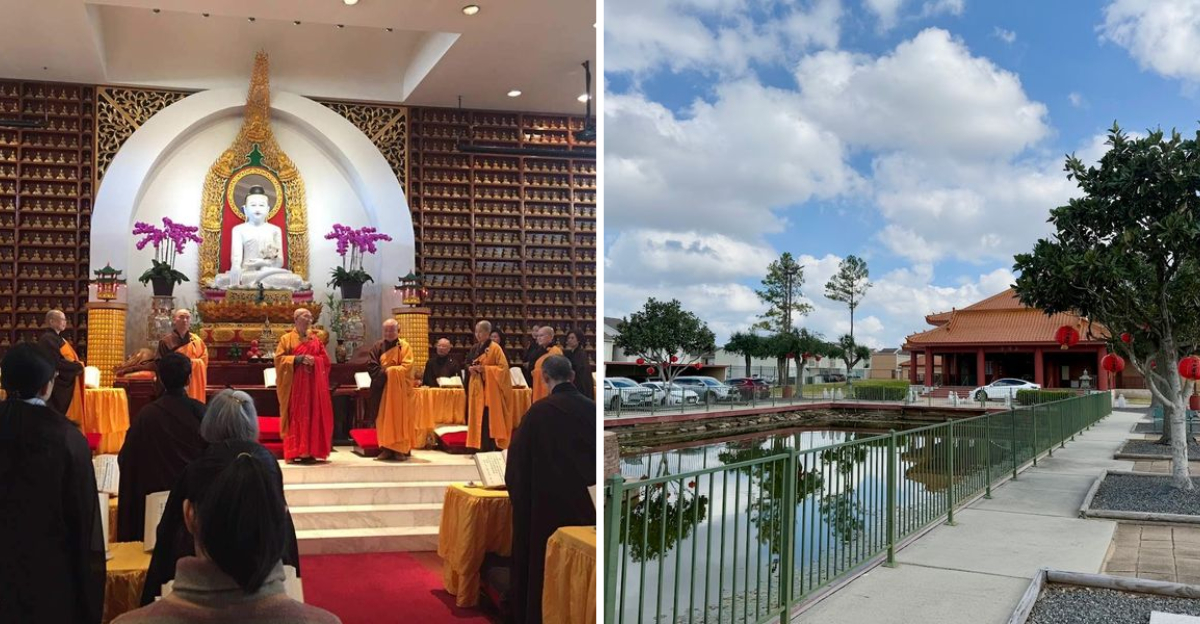 This Texas Temple Is Home To A Massive White Jade Buddha Statue - Decor Hint