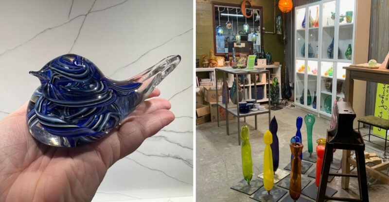 This Tiny California Coastal Studio Allows You To Shape Glowing Glass Into A Colorful Keepsake