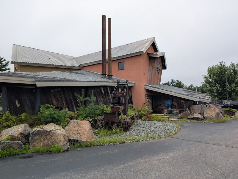 This Unique Wisconsin Restaurant Lets You Dine In A Real Mining-Themed Setting - Decor Hint The Outside Will Stop You Cold