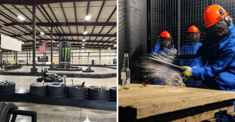 This Wildly Fun Kentucky Park Hands You A Bat And A Room Full Of Things To Smash