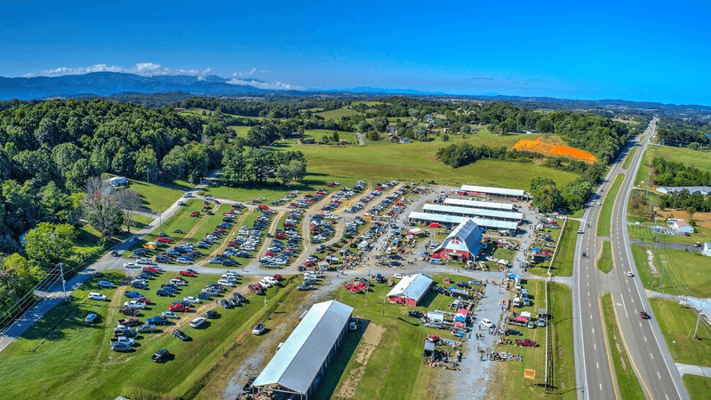 9 Massive Flea Markets In Tennessee Where $40 Fills Your Entire Car With Treasures - Decor Hint Jonesborough Flea Market, Telford